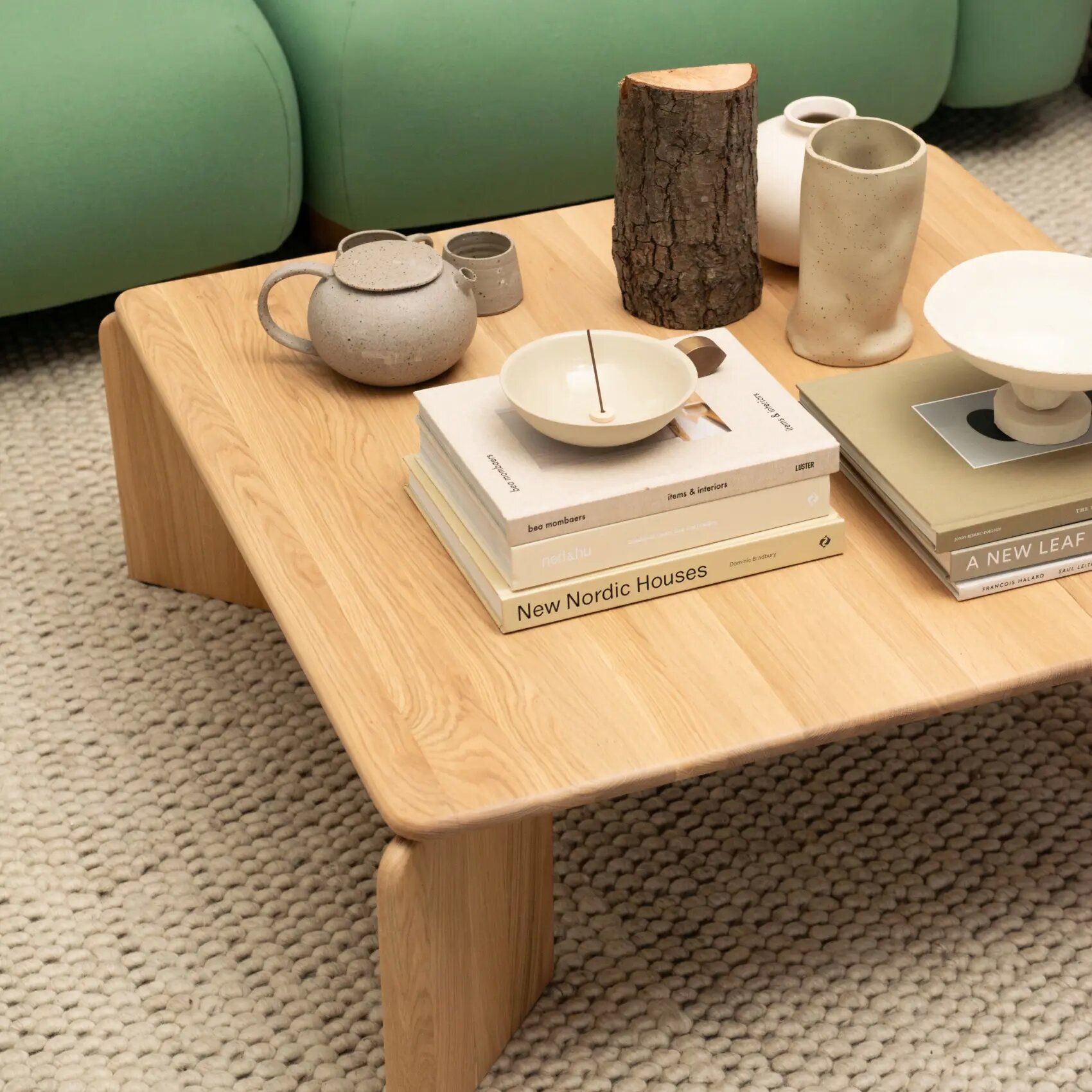 Soft Coffee Table 90 Oak hardwax oil natural light 3041 Oak